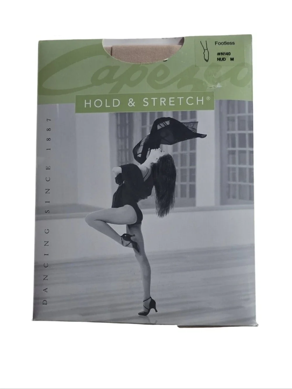 Capezio Hold & Stretch Footless Tights - Nude